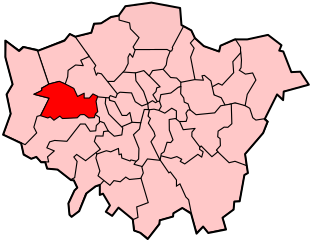 Map Of Ealing Within London