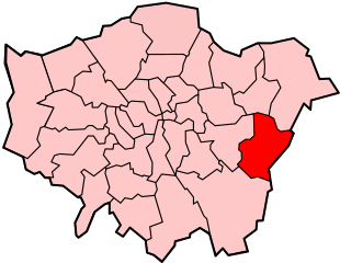 Map Of Bexley Within London