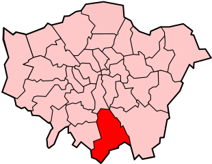 Map Of Croydon Within London