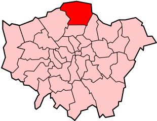 Map Of Enfield Within London