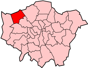 Map Of Harrow Within London